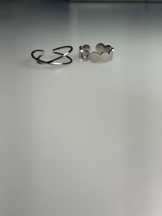 Metallic Duo Rings