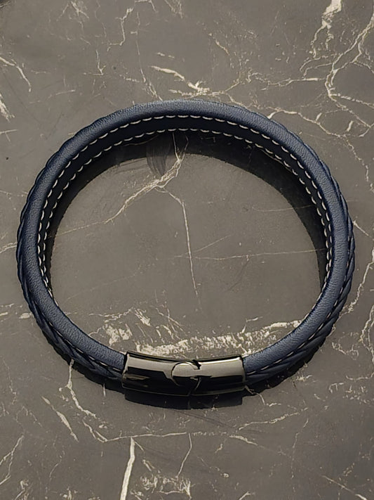 Dark Blue Mens Bracelet