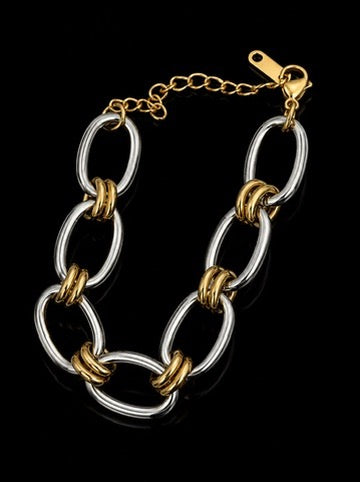Alexia Double Tone Bracelet