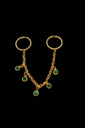 Indigo double ring