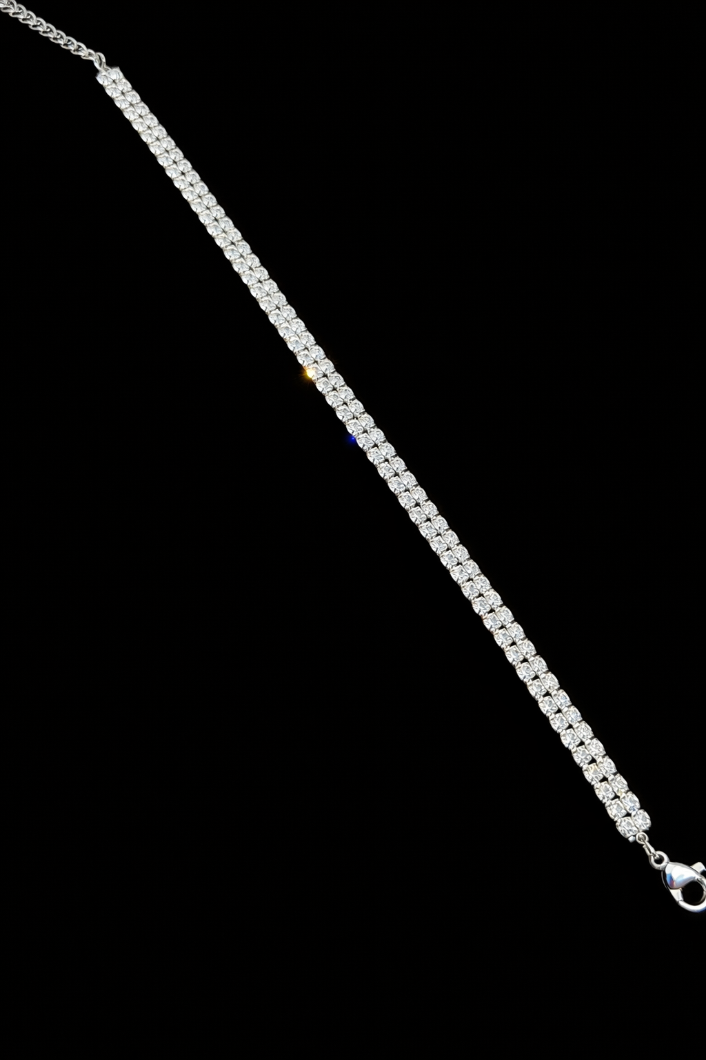 Silver tenis bracelet