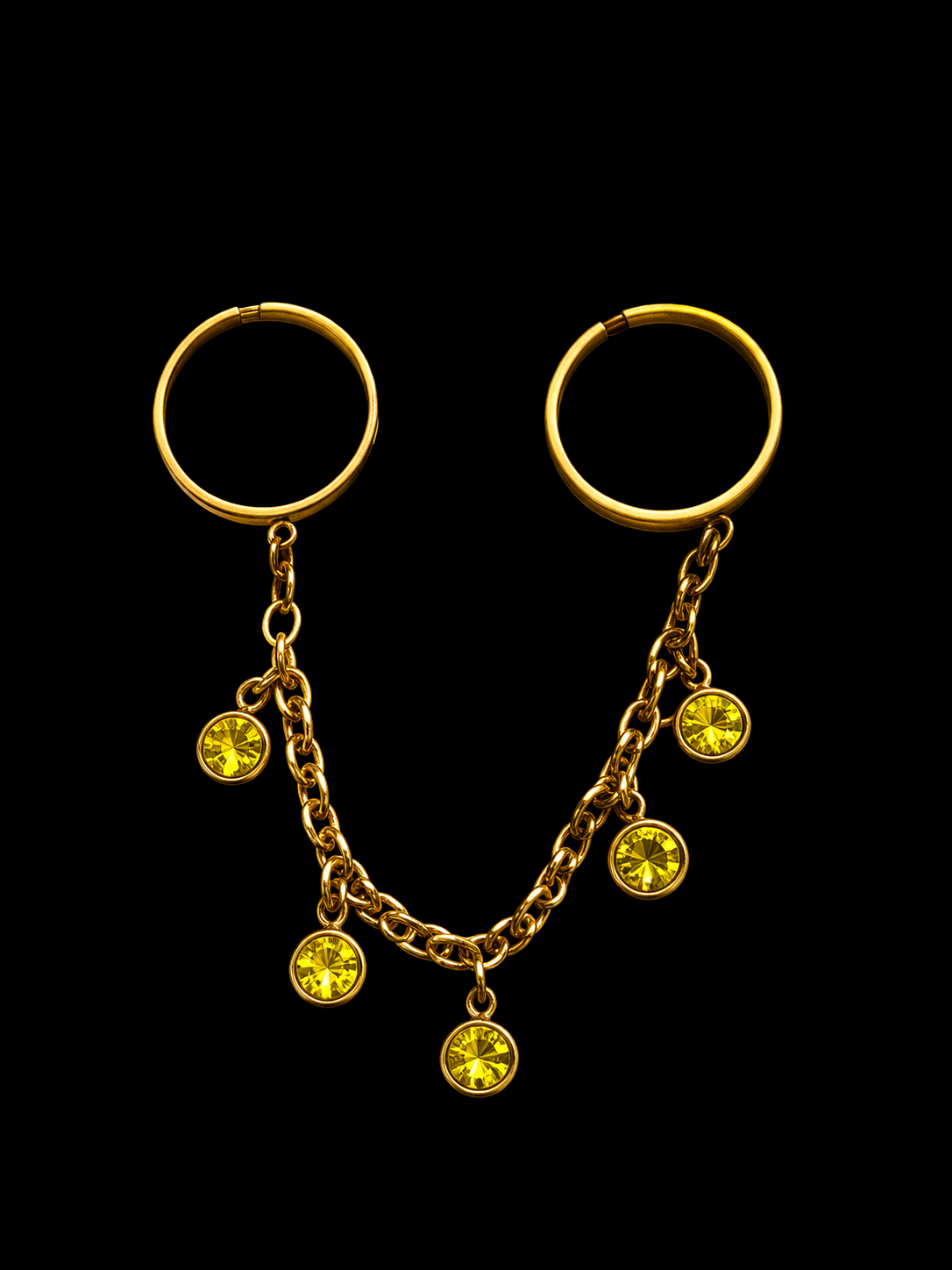 Indigo double ring